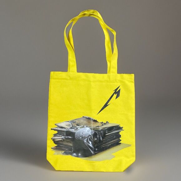 Metallica 72 Seasons M72 2024 Tour EXCLUSIVE Yellow School Tote Bag - Picture 2 of 7